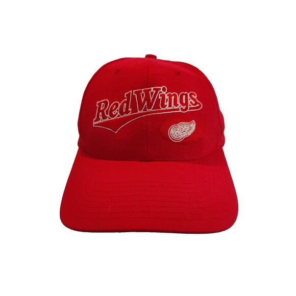 Vintage Detroit Red Wings Hockey Baseball Hat Twins Enterprise, Inc. NHL - Picture 2 of 11